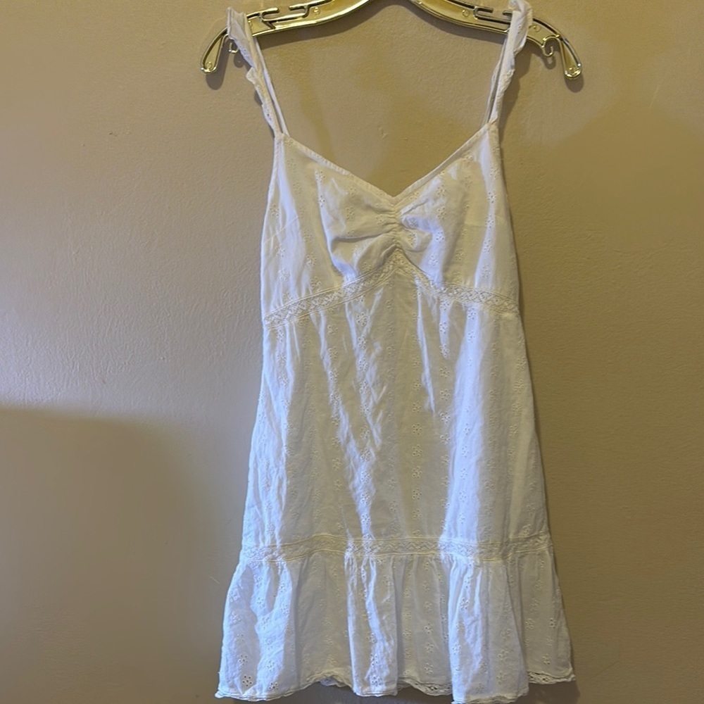 Hollister White Lace Chemise